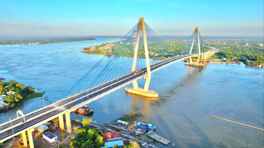 The My Thuan Bridge Vantage Point