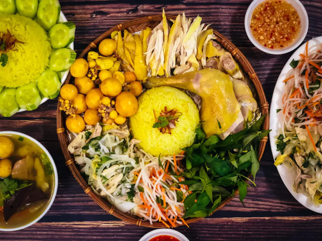 Signature Ingredients of Tam Kỳ Chicken Rice