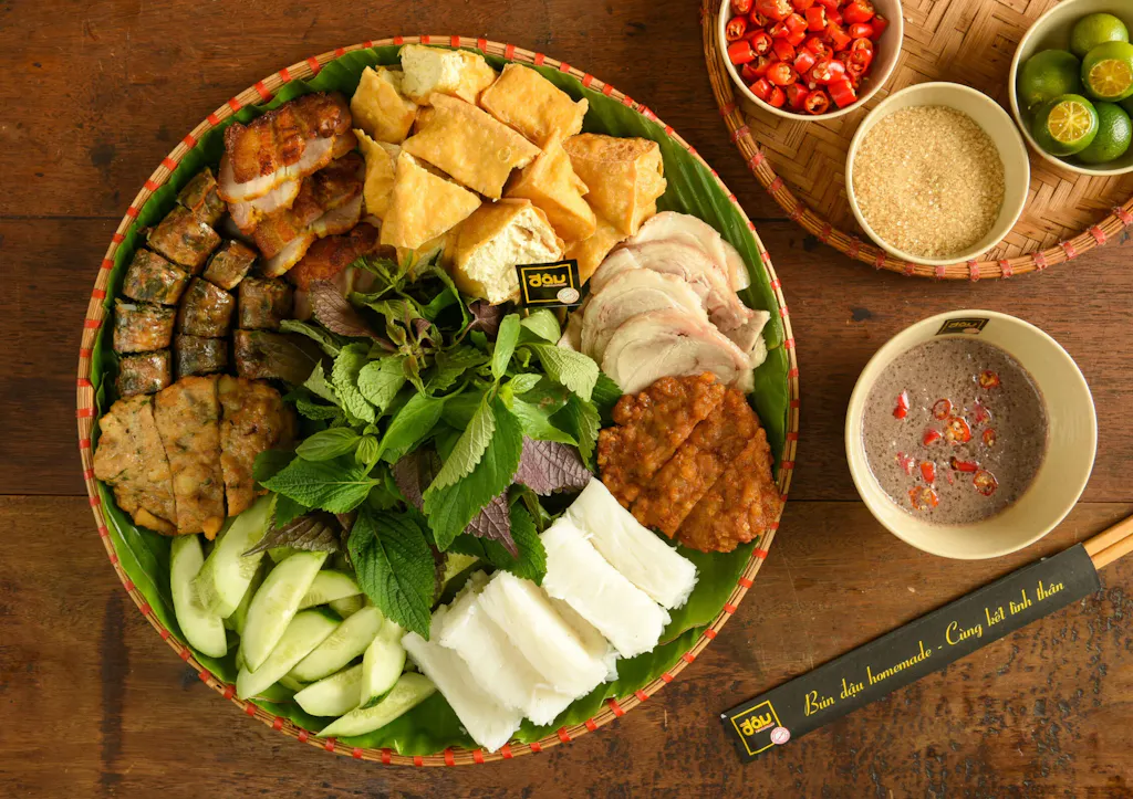 Featured Ingredients of Bún Đậu Mắm Tôm