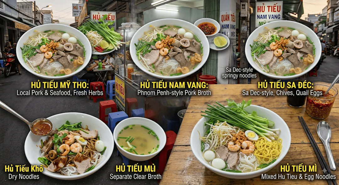 Popular Types of Hu Tieu in Vietnam