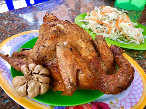 Gà Đốt Ô Thum (O Thum Burnt Chicken): A Rustic Culinary Gem of An Giang
