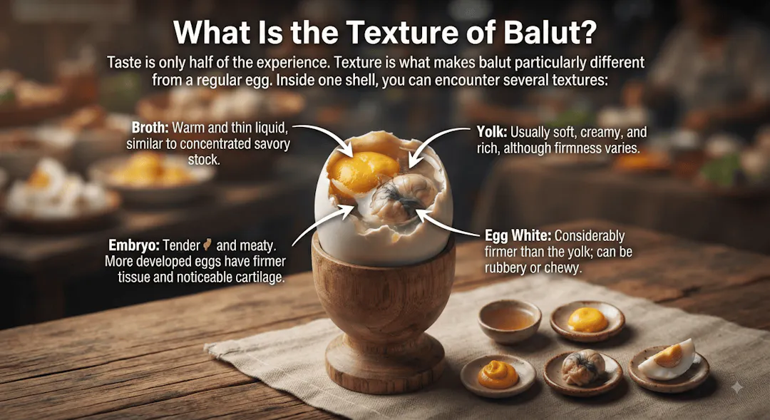 What Is the Texture of Balut?