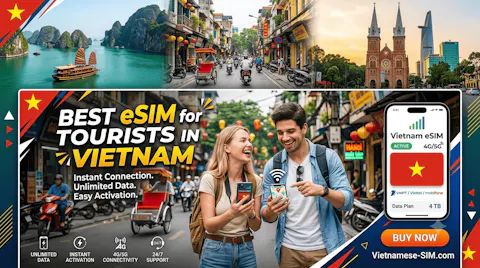 Best eSIM for Tourists in Vietnam: Top Providers, Plans & How to Activate