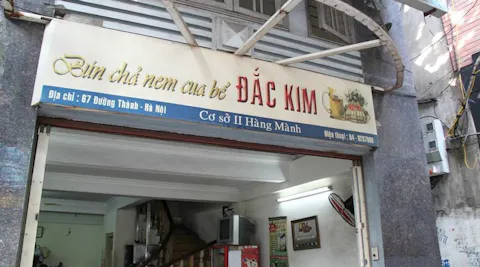 Bun Cha Nem Cua Be Dac Kim (Hanoi)