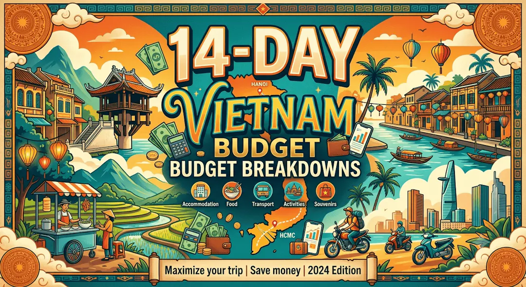 14-Day Vietnam Budget Breakdowns