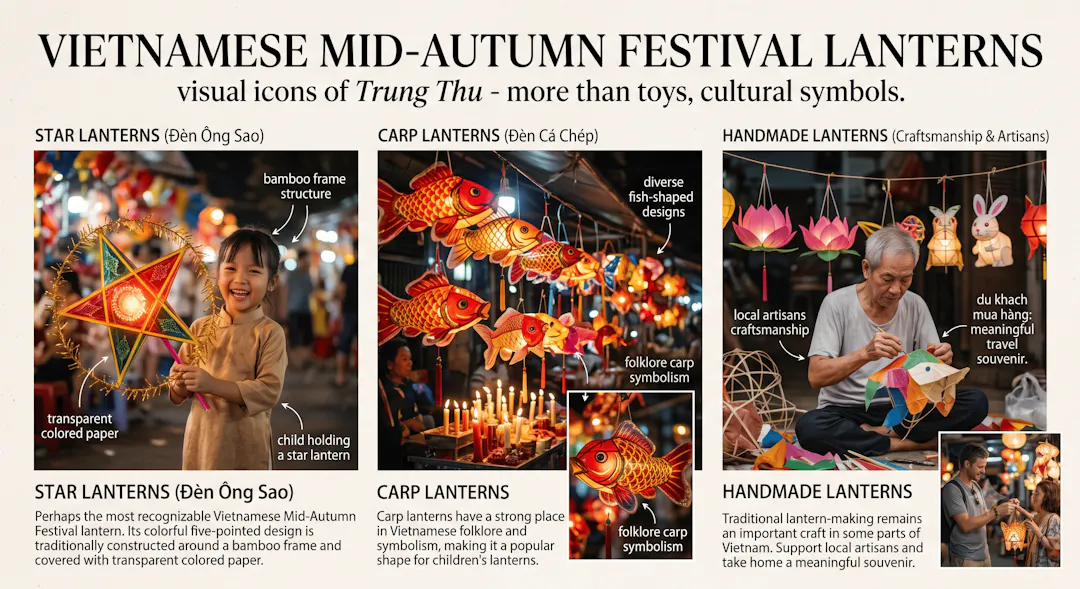 Vietnamese Mid-Autumn Festival Lanterns