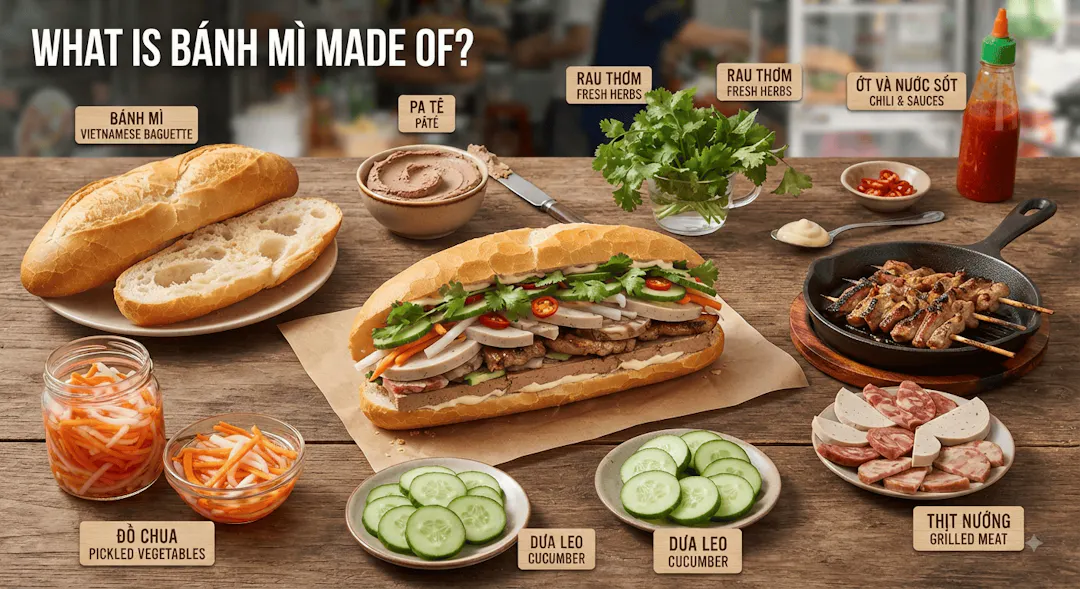 What Is Bánh Mì Made Of?