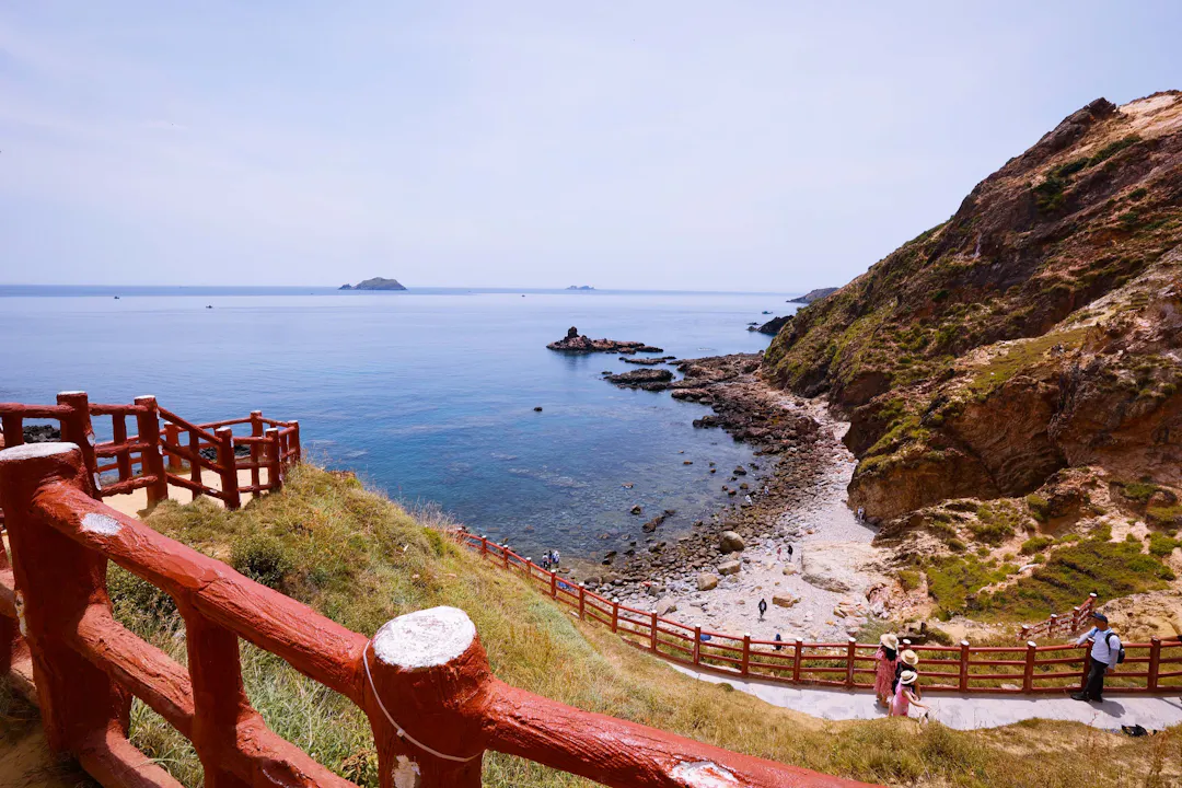 Walk Along the Cliffs at Eo Gio
