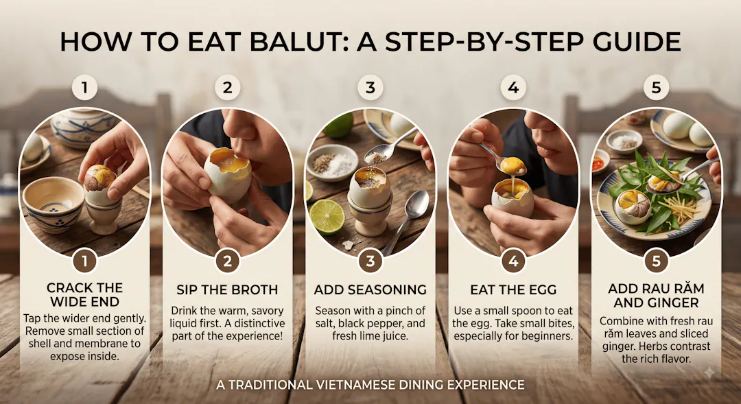 How to Eat Balut