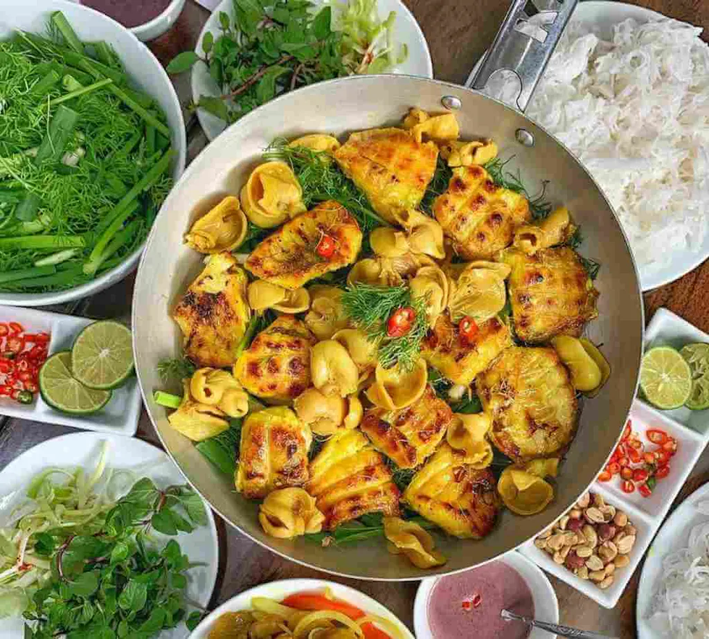 Signature Ingredients of Chả Cá Lã Vọng