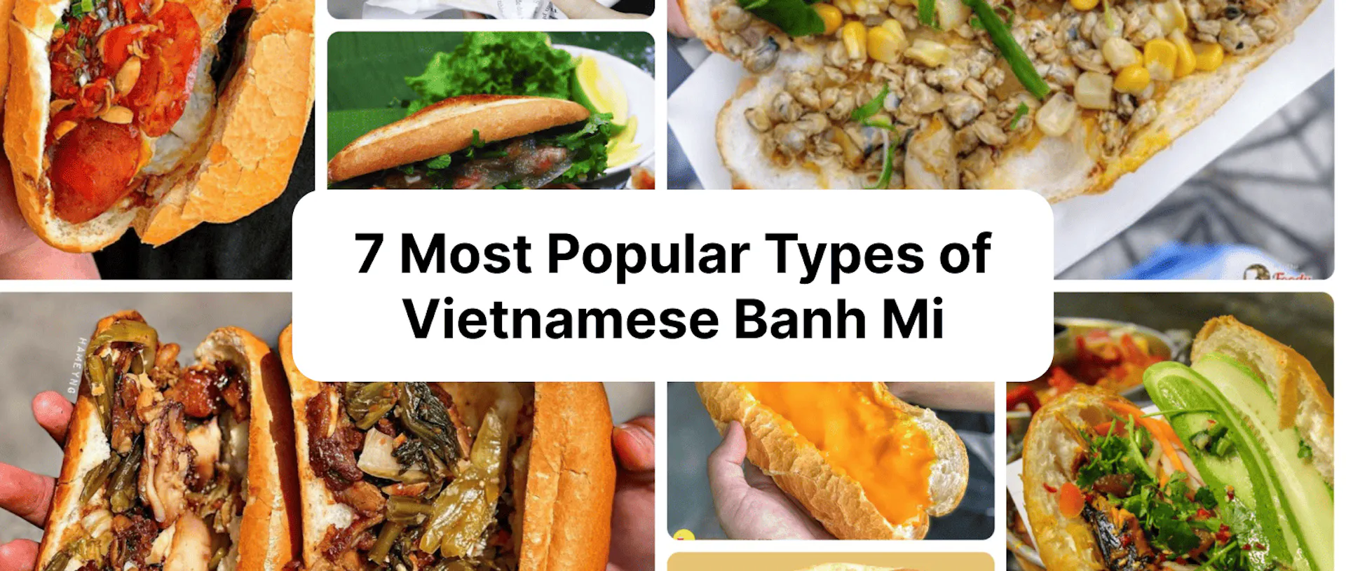 7 Most Popular Types of Vietnamese Banh Mi