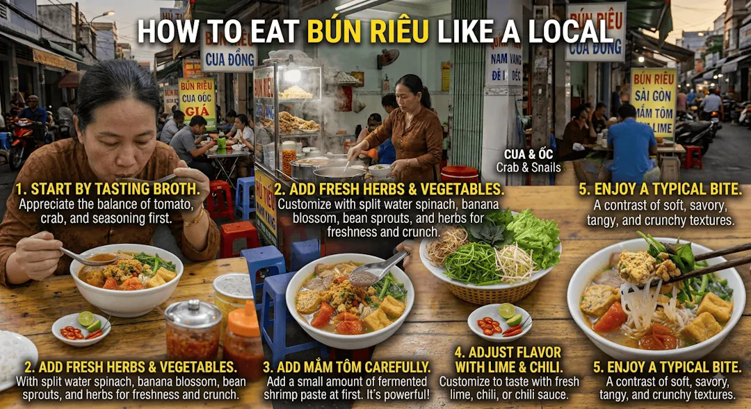 How to Eat Bun Rieu Like a Local