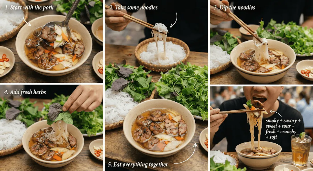 How to Eat Bun Cha Like a Local