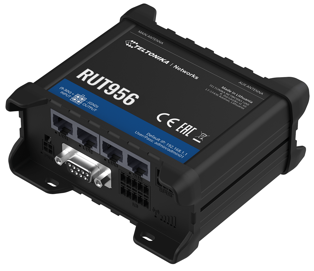 Teltonika RUT956 router supported by GpsGate