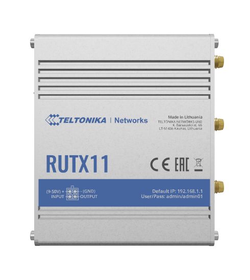 Teltonika RUTX11 device supported by GpsGate