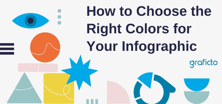 how to choose the right colors for your infographic blog article feature image