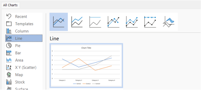 How to Make a Line Chart in Word