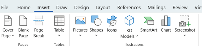How to Insert a Chart in Word