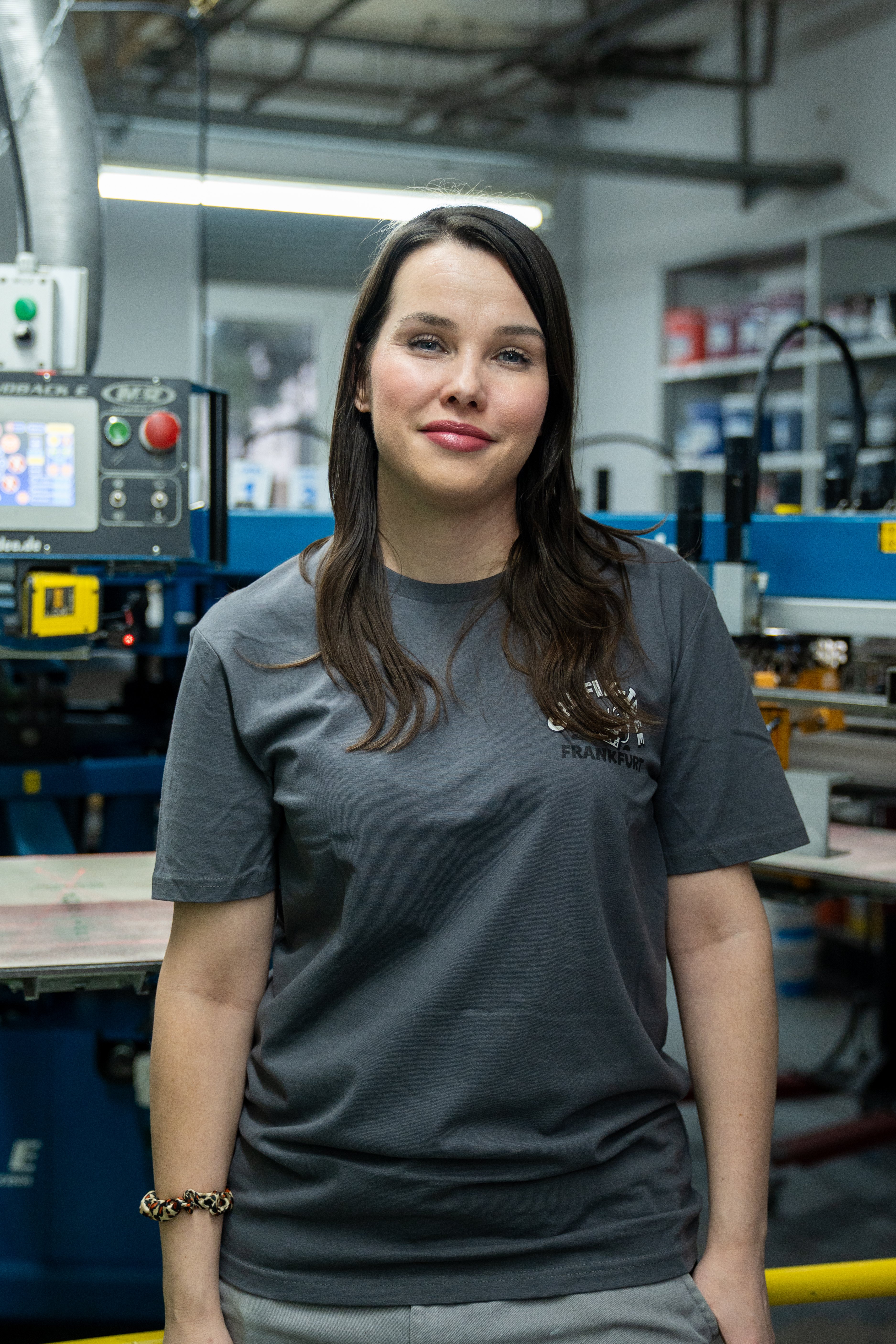 Mitarbeiterin Grafik-Idee