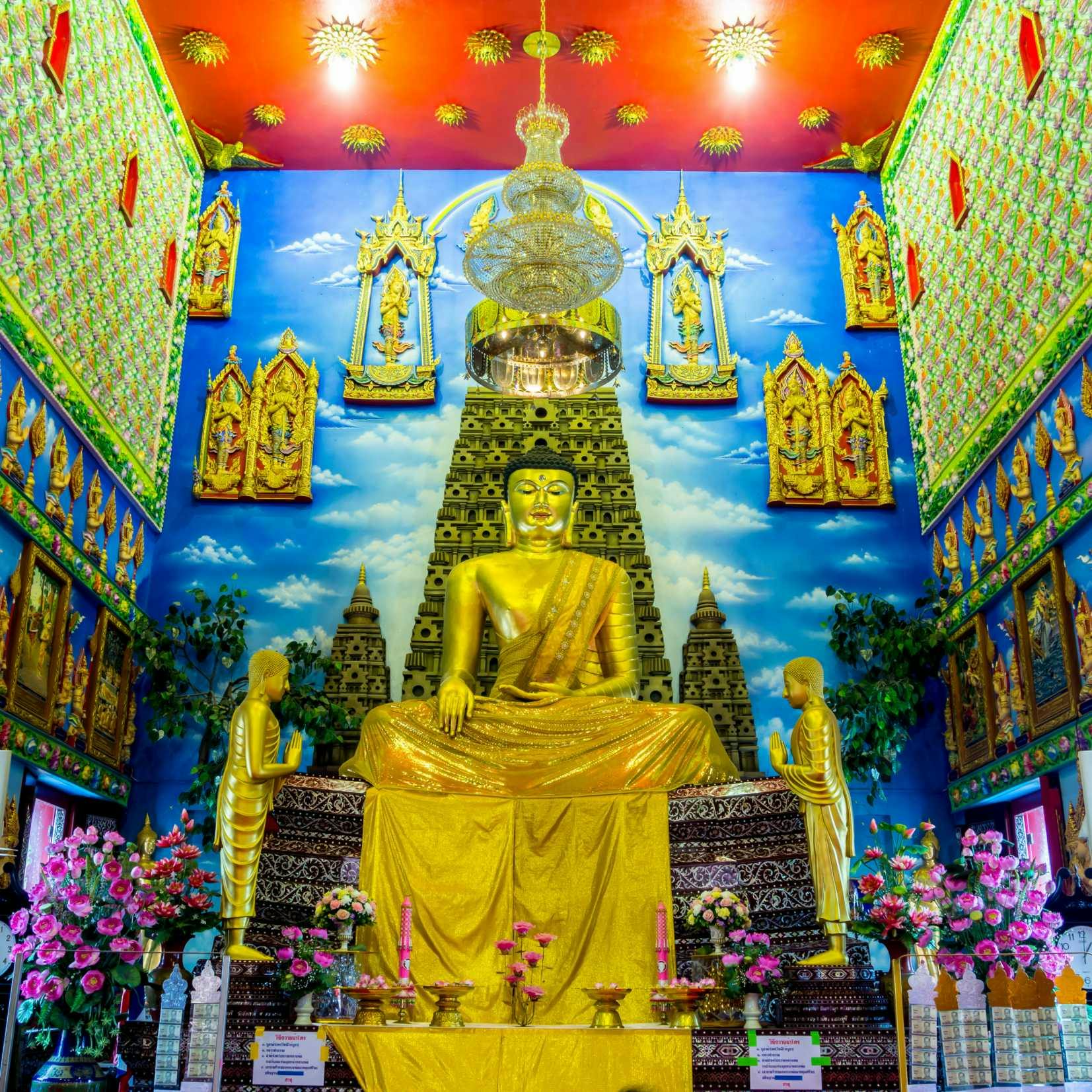 Famous Wat Bua Kwan Template from Nonthaburi