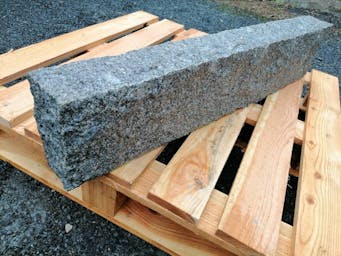 Granite Kerb on a wooden palette