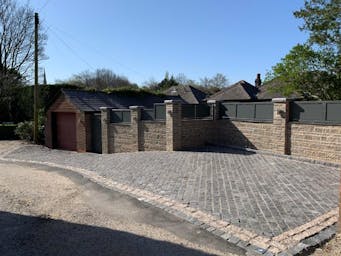 Driveway using Granite Setts