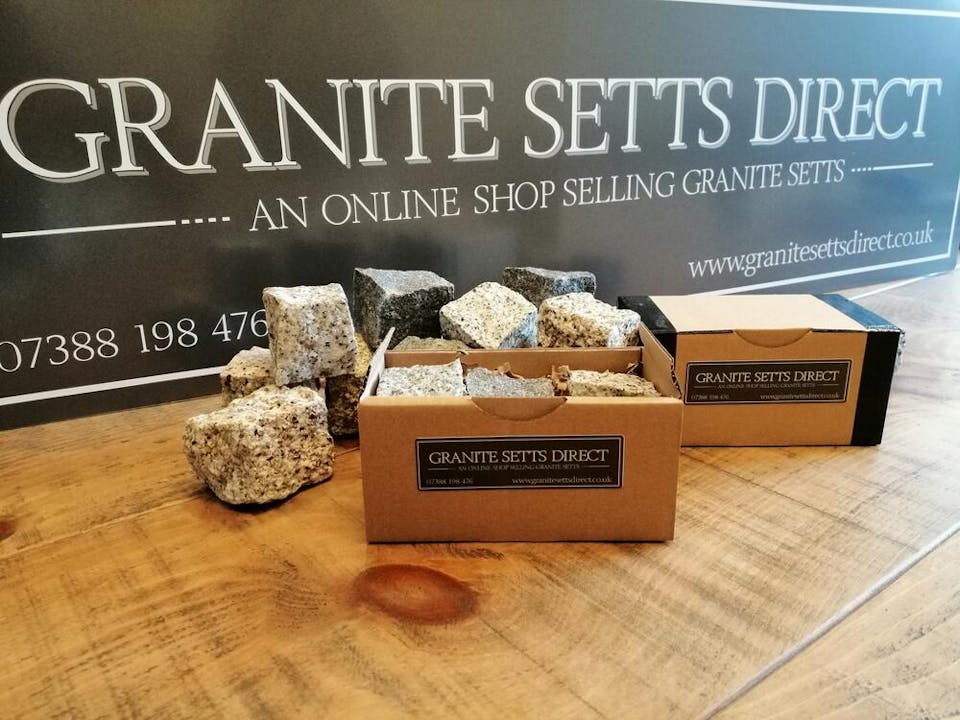 Free samples of our granite setts