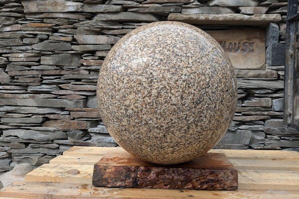 Golden Brown Granite Sphere 600mm