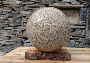 Golden Brown Granite Sphere 600mm
