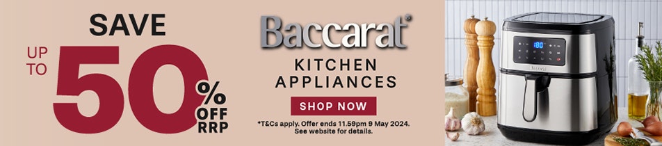 SAVE UP TO 50% OFF KITCHEN APPLIANCES
