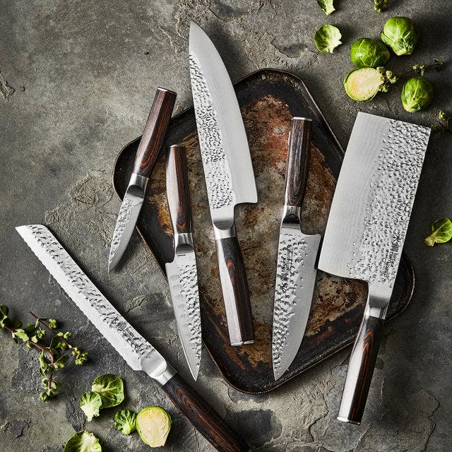 Damashiro Emperor Range - Cleavers & Santoku Knives - Baccarat