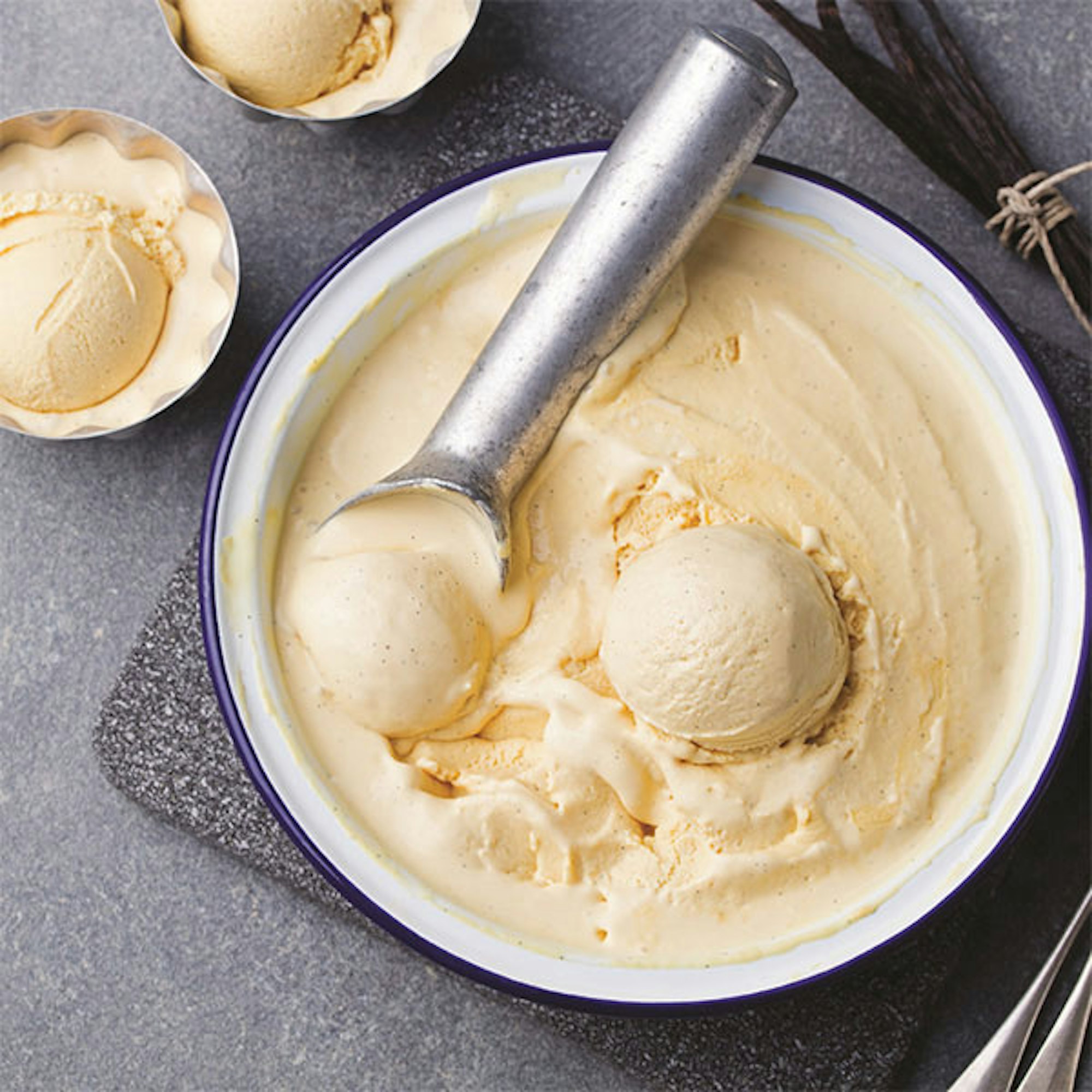 Ice Cream Maker Dairy Free Vanilla Almond Ice Cream recipe | Baccarat The Ultimate Scoop Ice Cream Maker