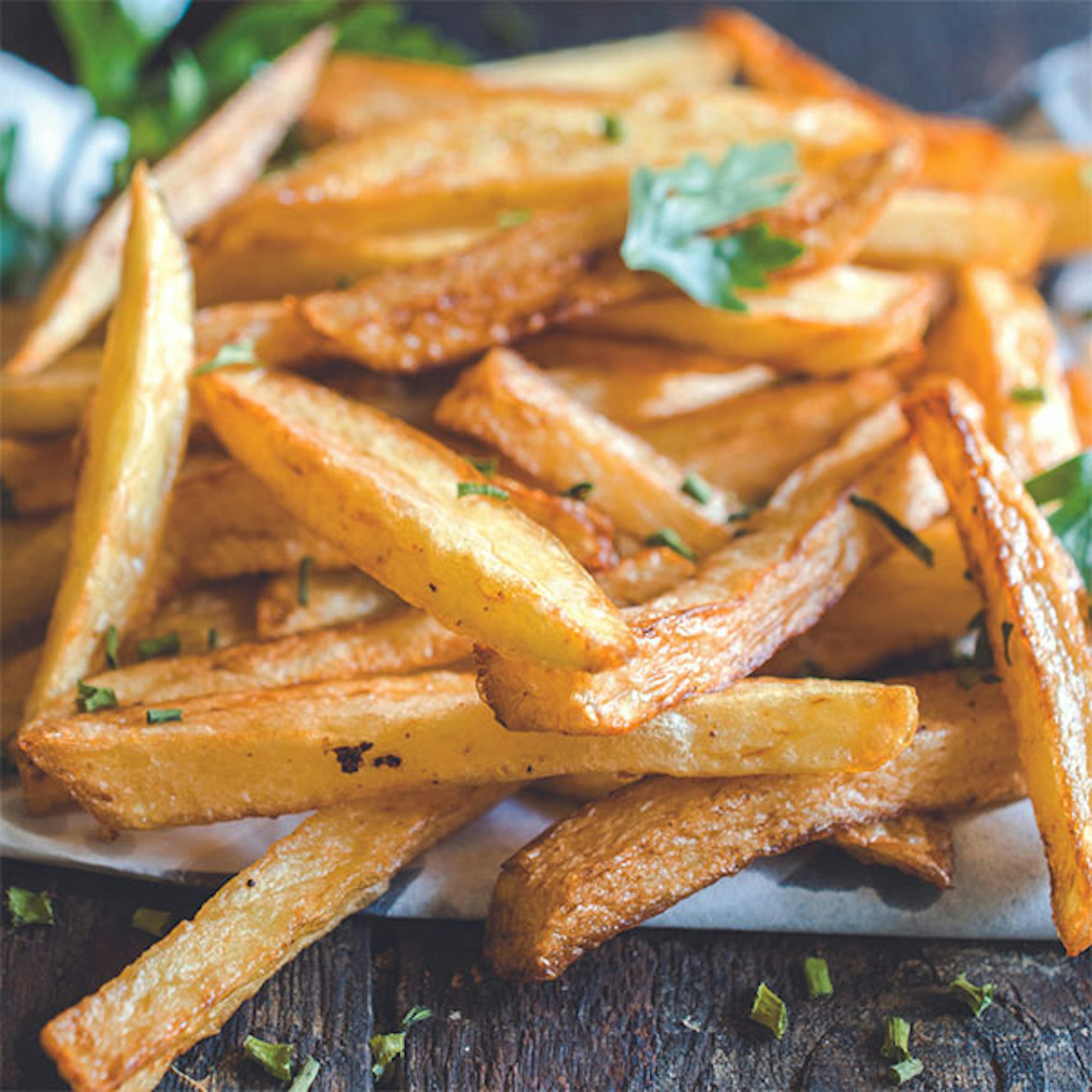 Air Fryer Crispy Home Made Fries recipe. Baccarat The Healthy Fry 9L Air Fryer.