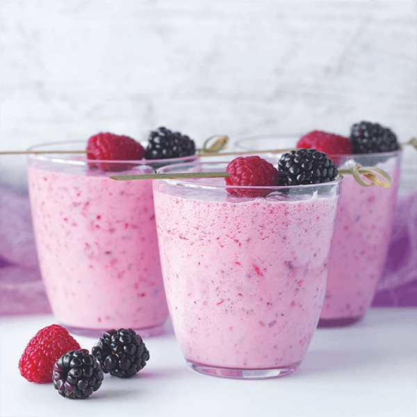 Banana Berry Smoothie Recipe. Baccarat The Quick Mix Stick Blender