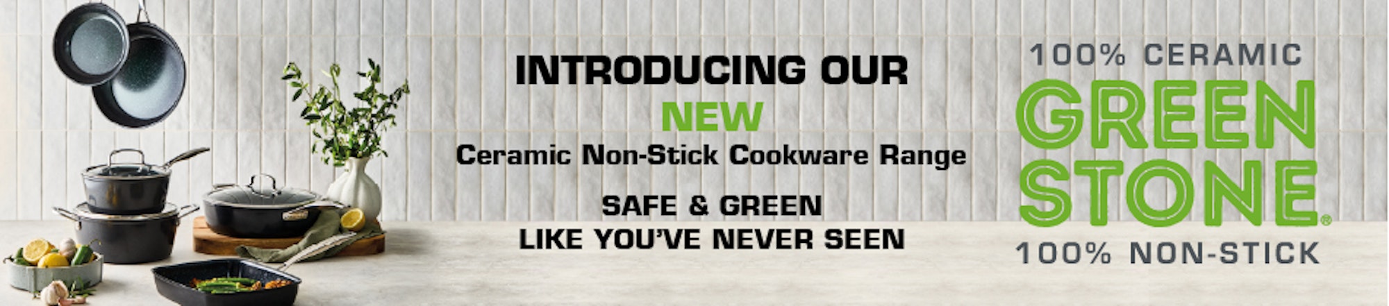Introducing our New Baccarat GREEN STONE Cookware Range