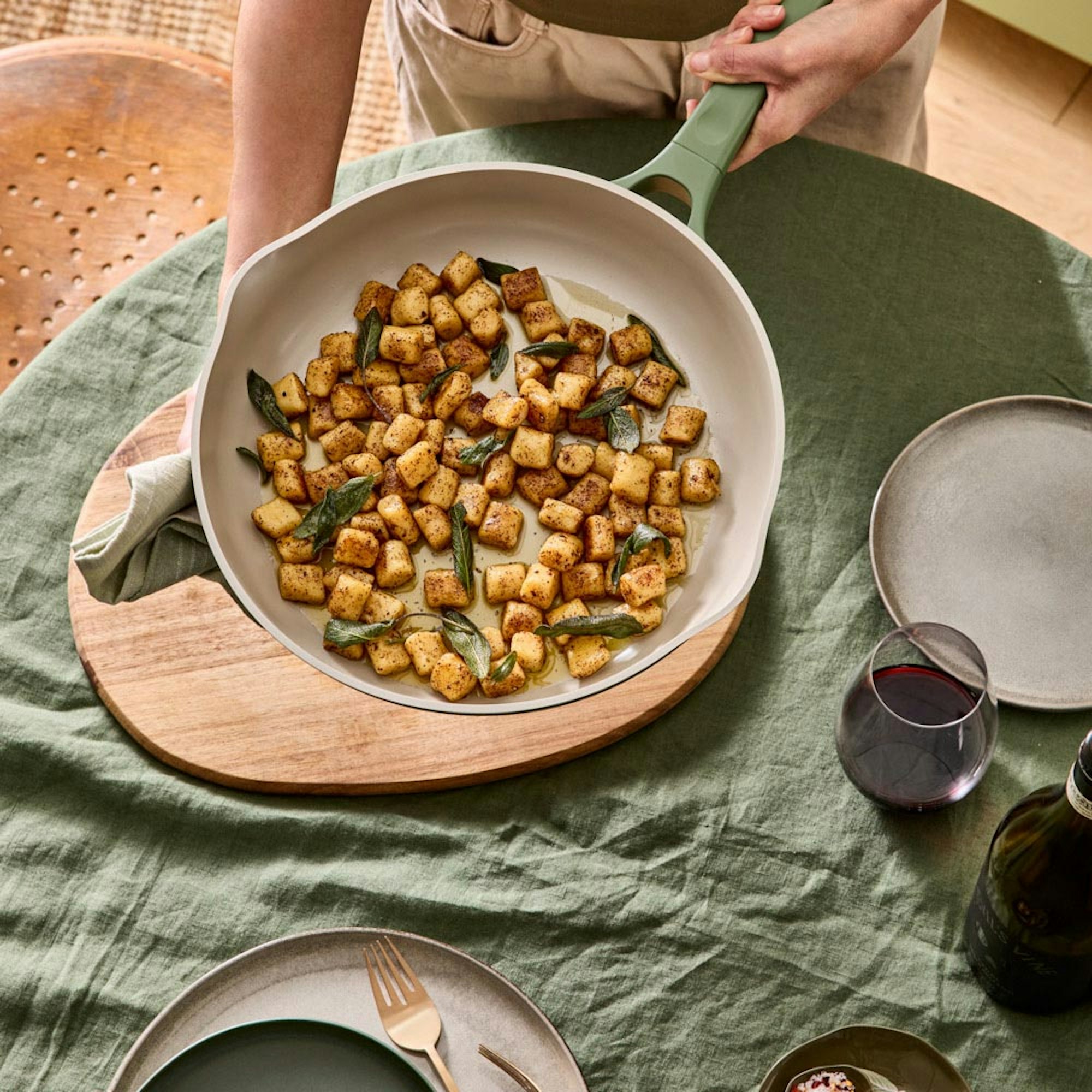 Nook frypan with gnocchi
