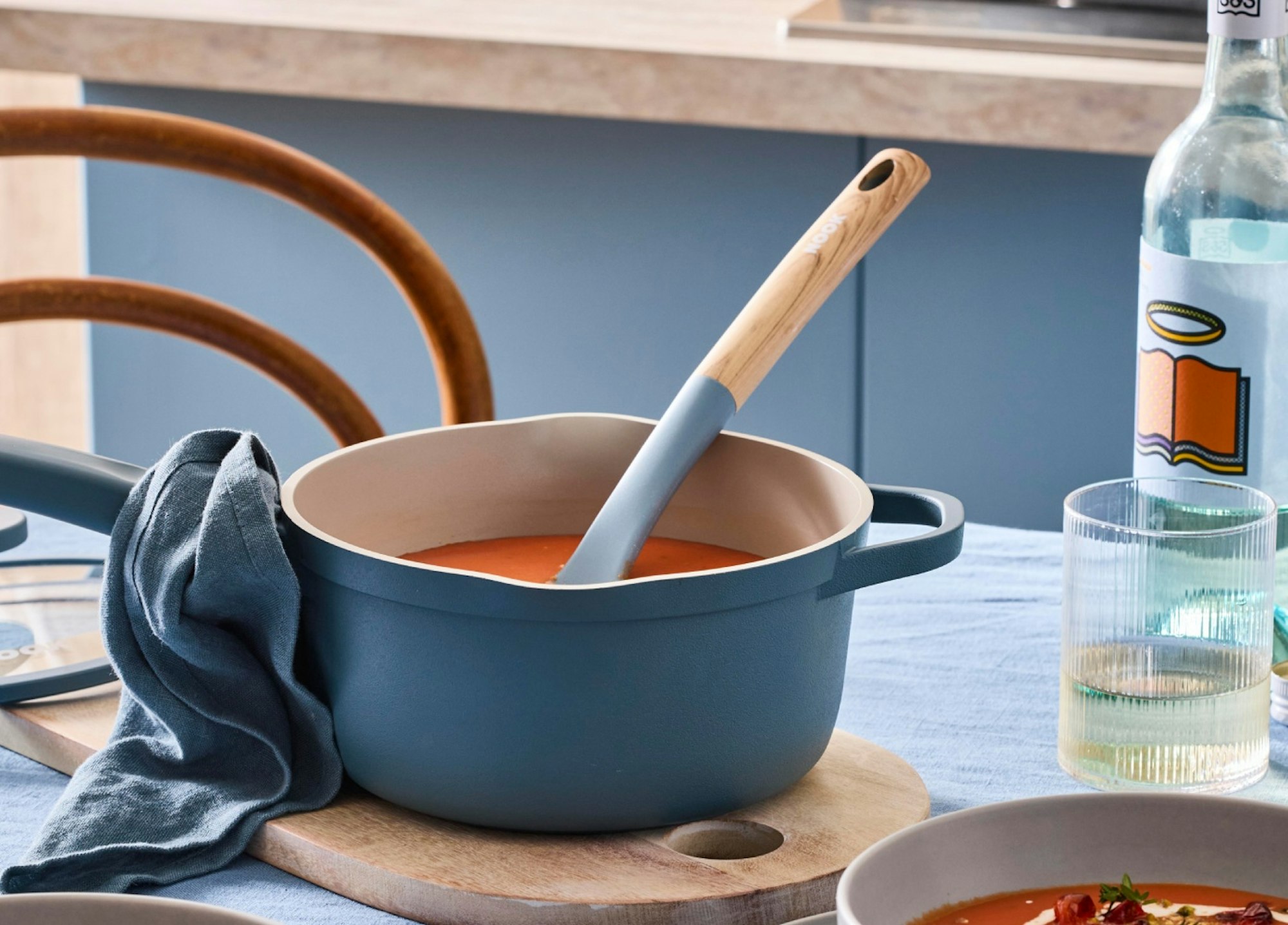 Nook saucepan with tomato soup