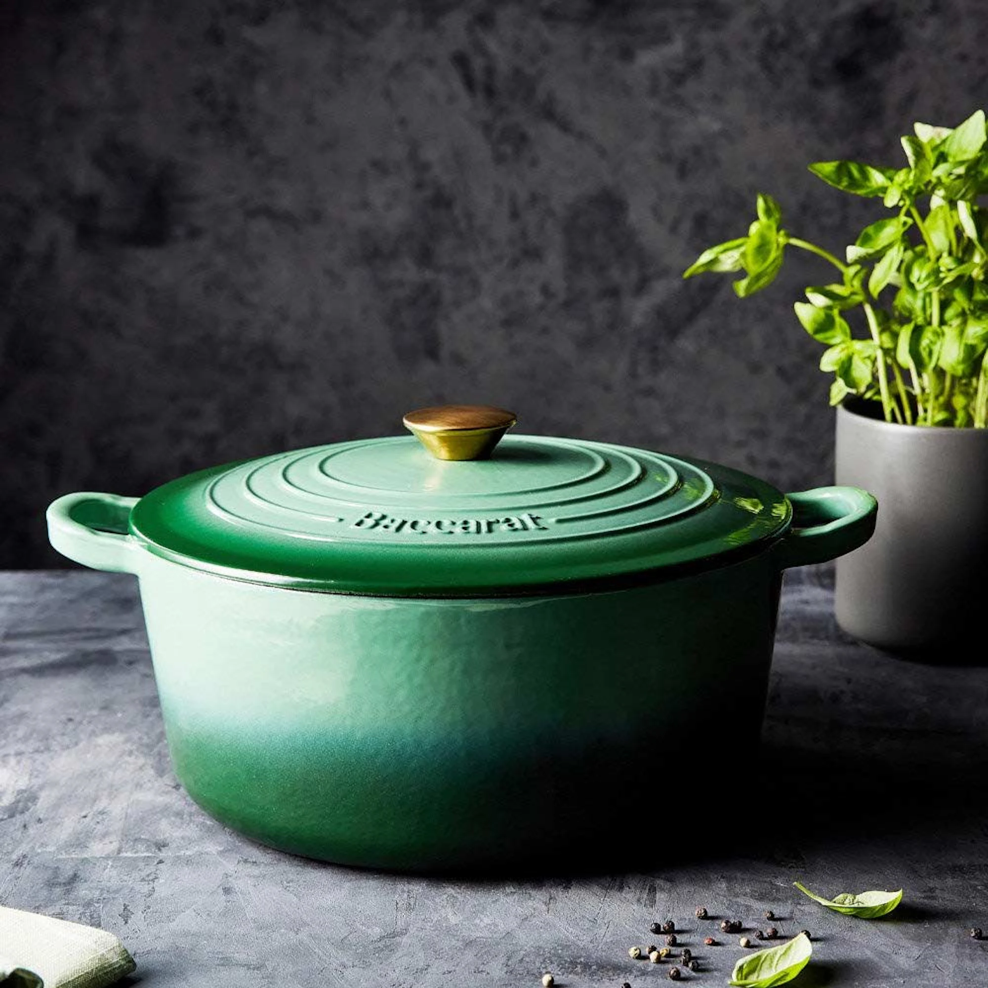 Le Connoisseur Teal French Oven