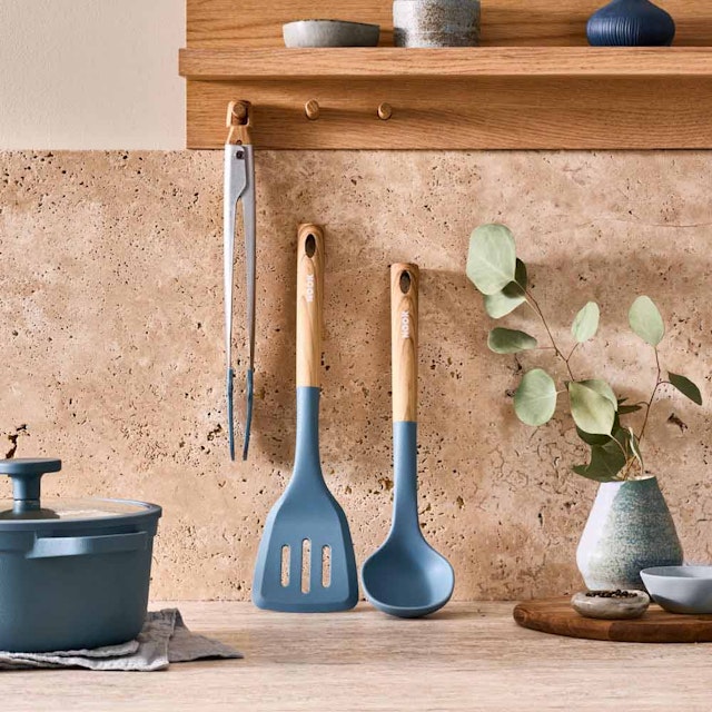 Nook denim kitchen utensils