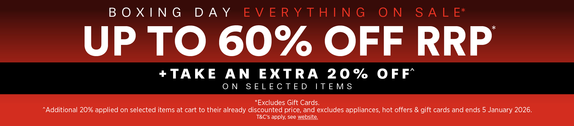 BACCARAT BOXING DAY SALE 2025 