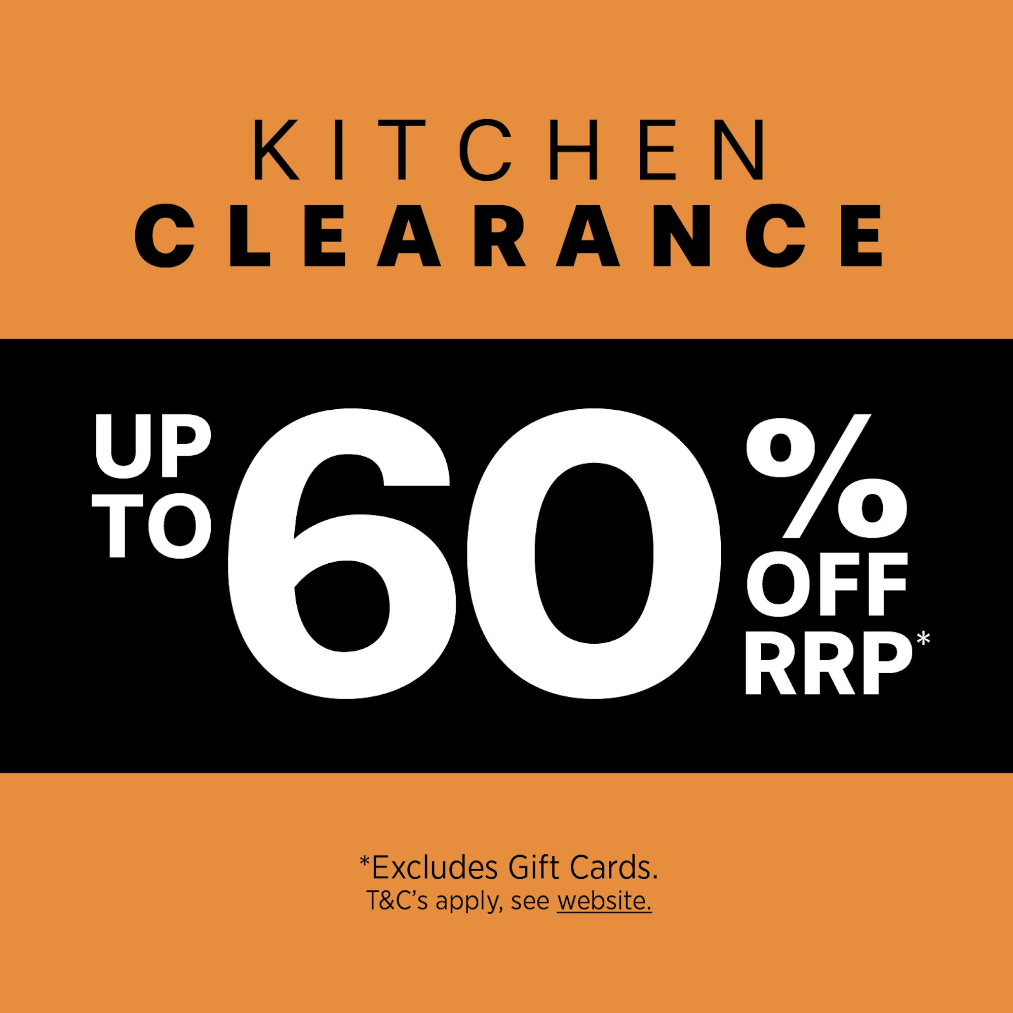 Baccarat Kitchen Clearance Sale