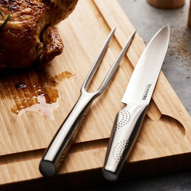 Baccarat iD3 Carving Knife Set on board