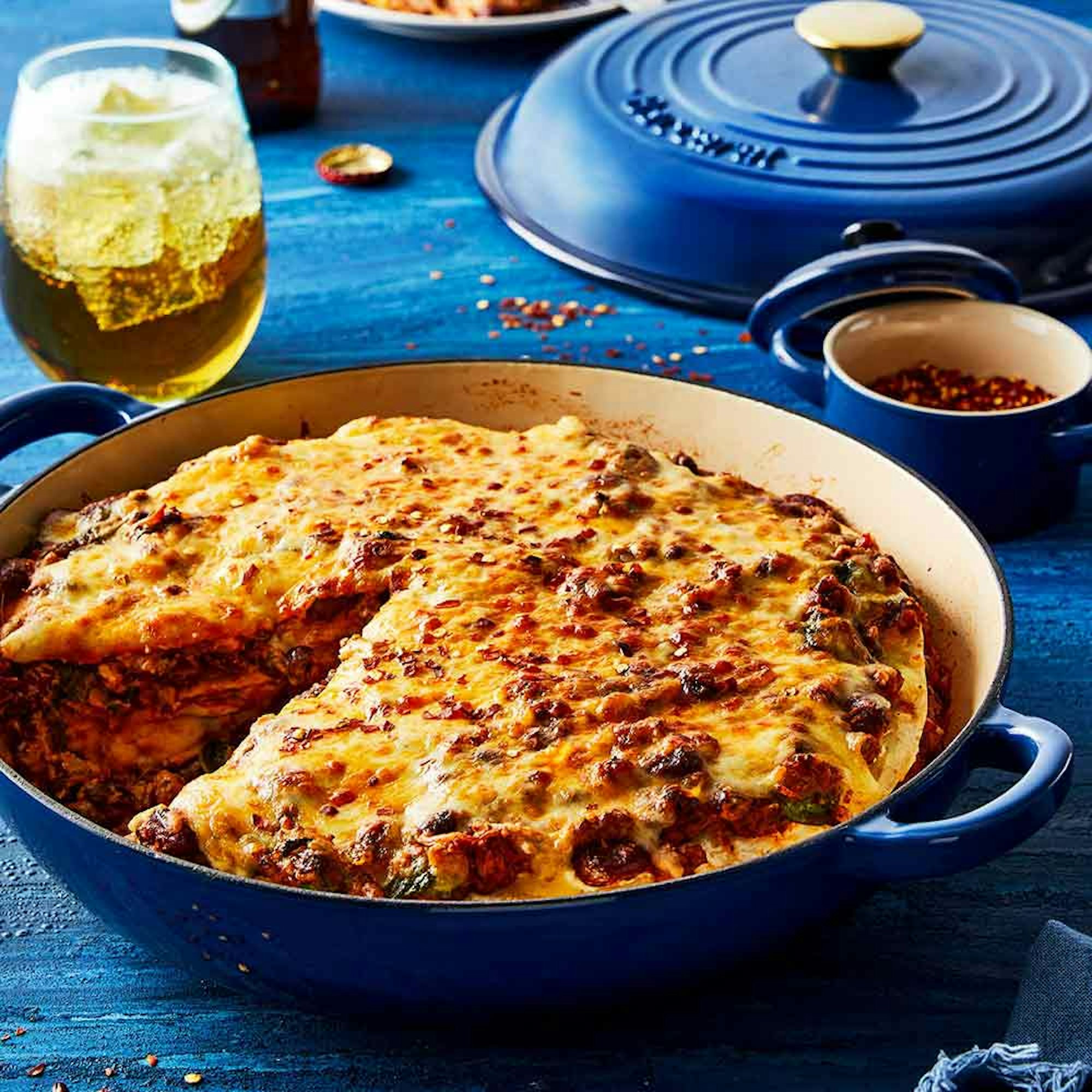 Mexican Lasagne recipe | Baccarat Le Connoisseur Saute Pan