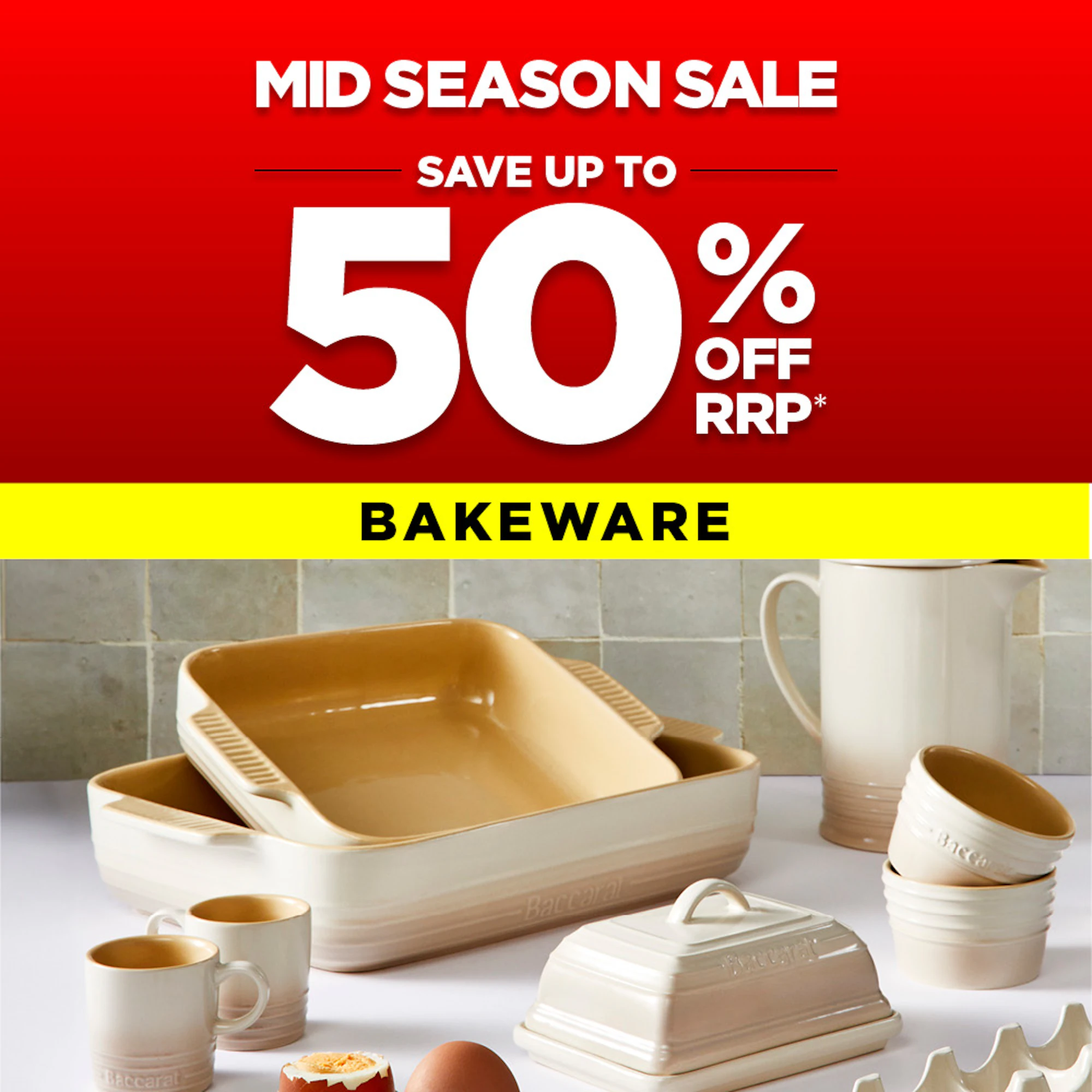 SHOP BAKEWARE SALE