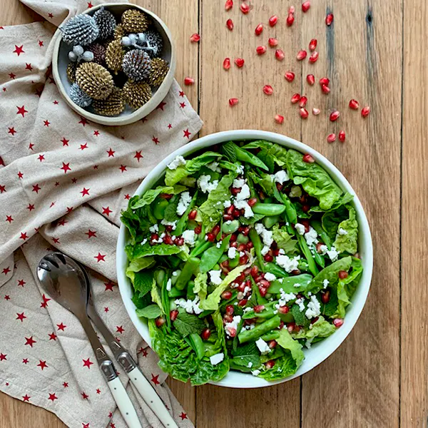Broad Bean, Mint and Pomegranate Salad Recipe - House Broad Bean, Mint and Pomegranate Salad Recipe - House