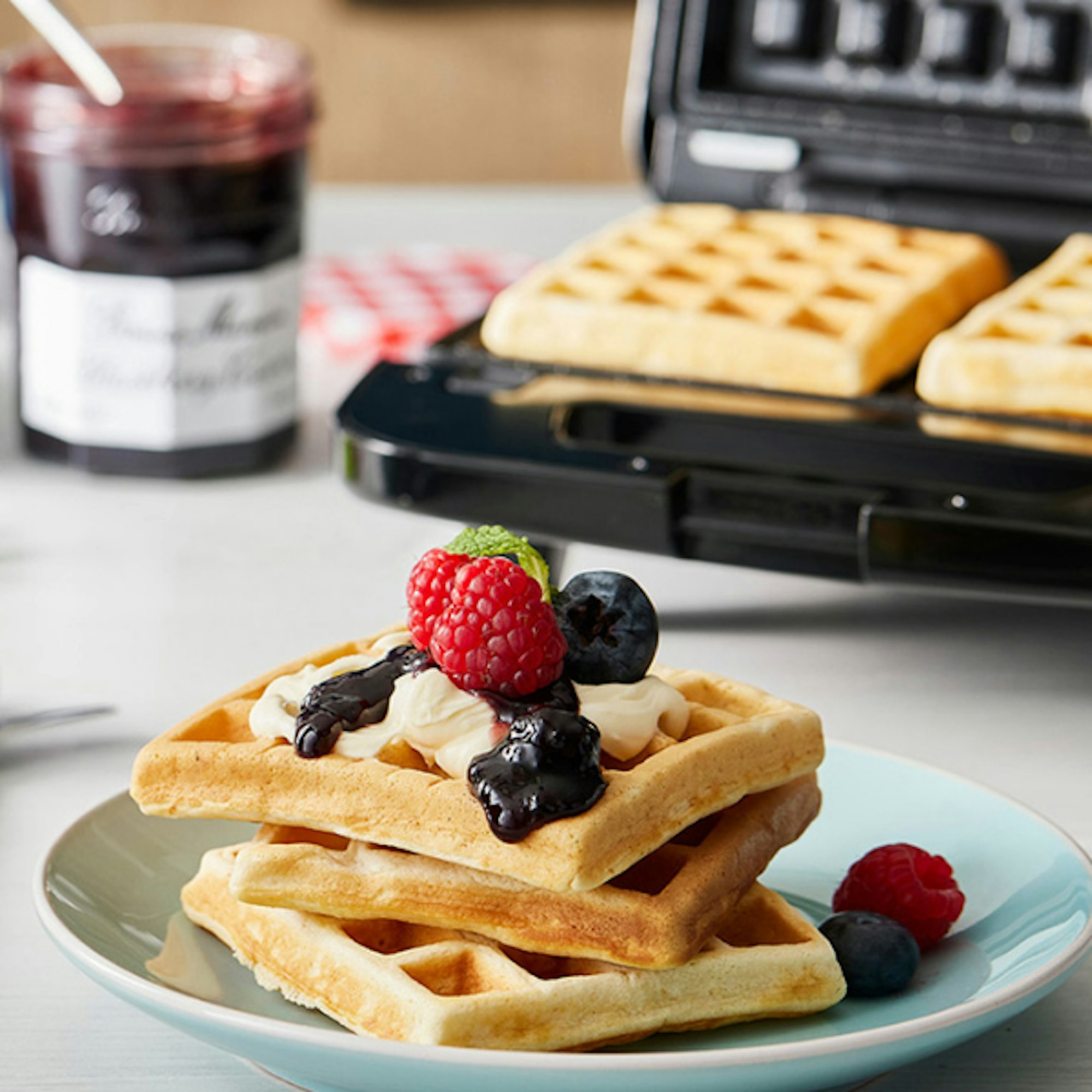 Belgium Waffles Recipe with waffle maker