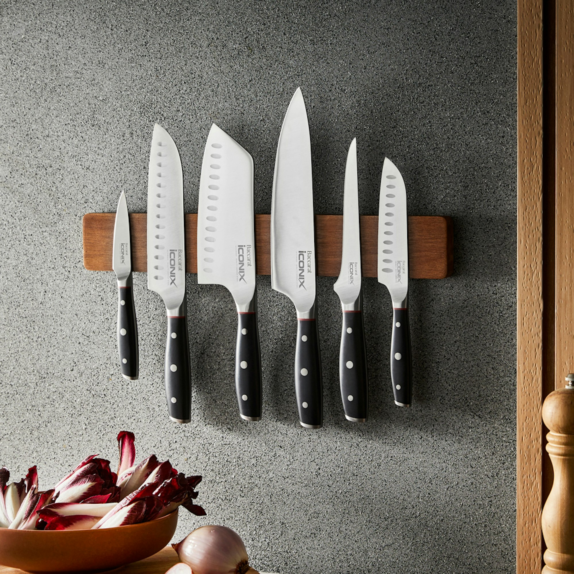 Baccarat Knives and storage