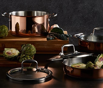 Baccarat Cookware in a kitchen