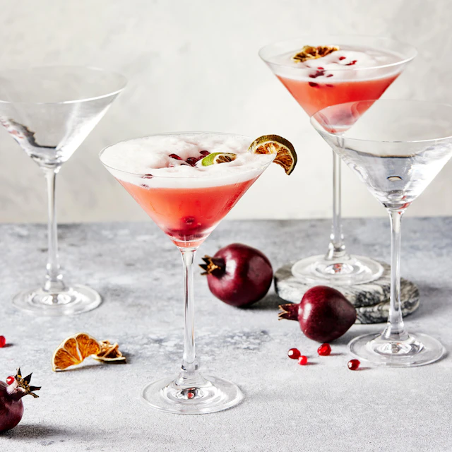 Alex Liddy Vina Set of 4 Martini Glasses 275ml at House