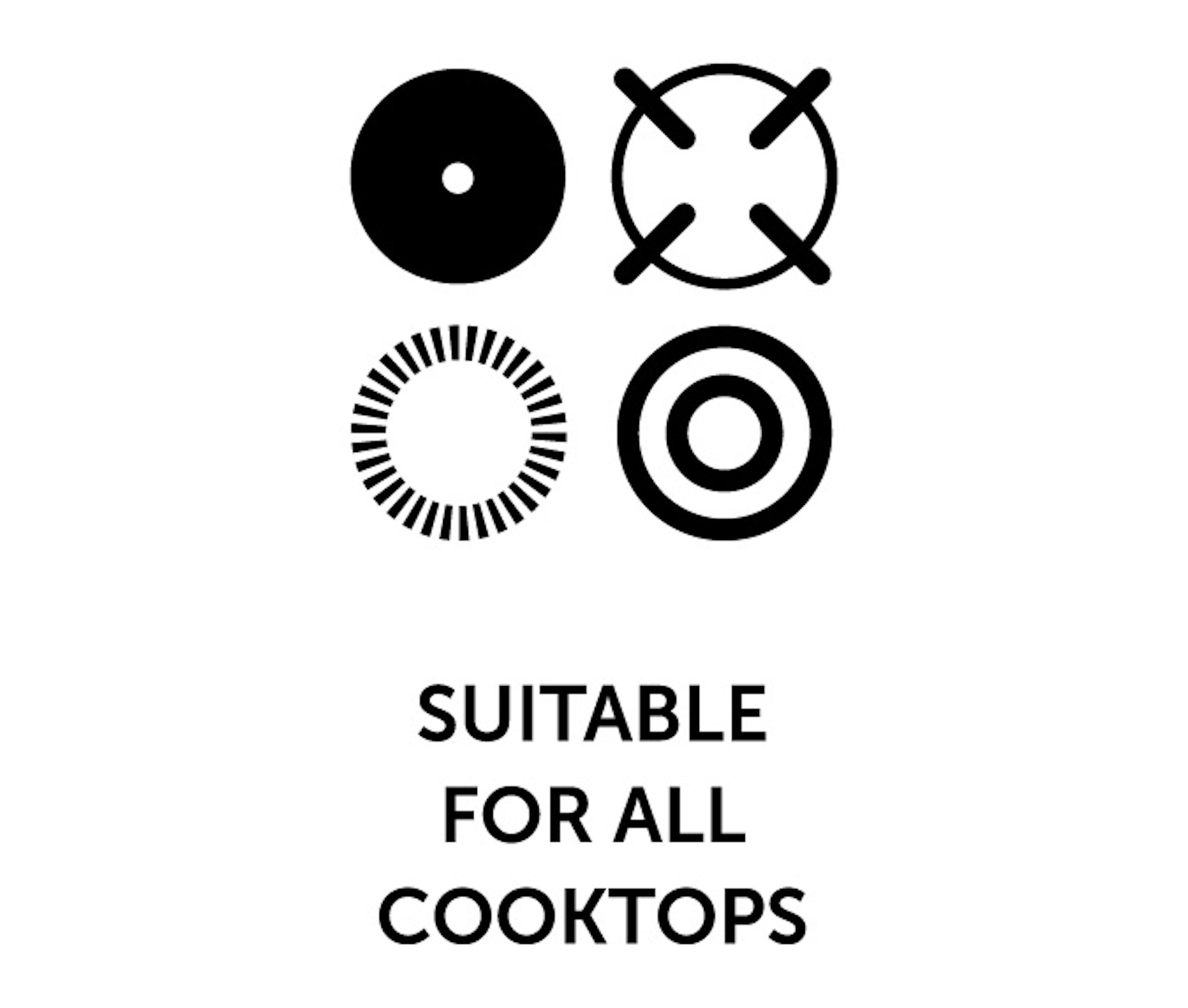 Suitable for all cooktops